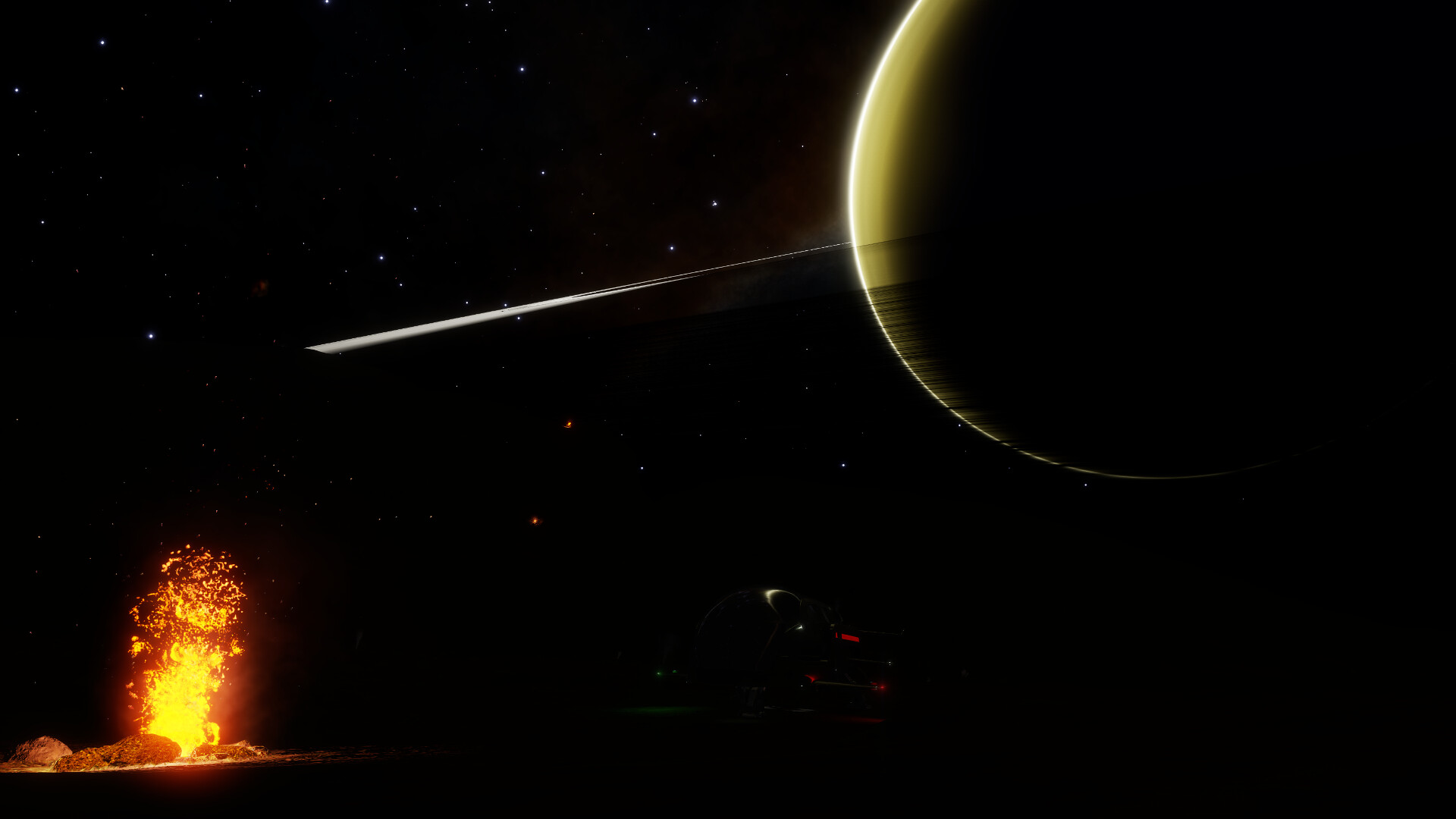 In the middle of the eclipse