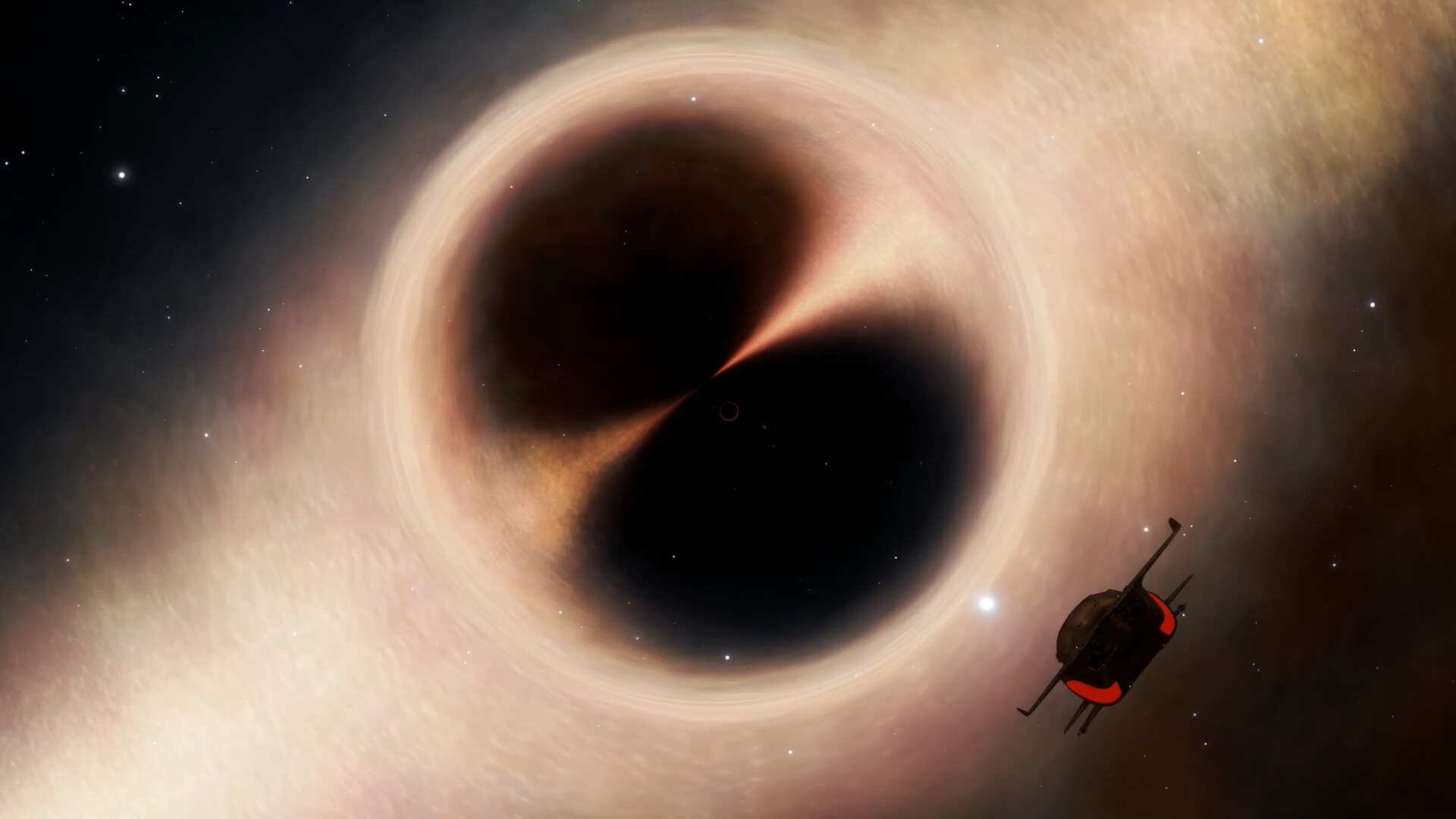 Falling into the black hole