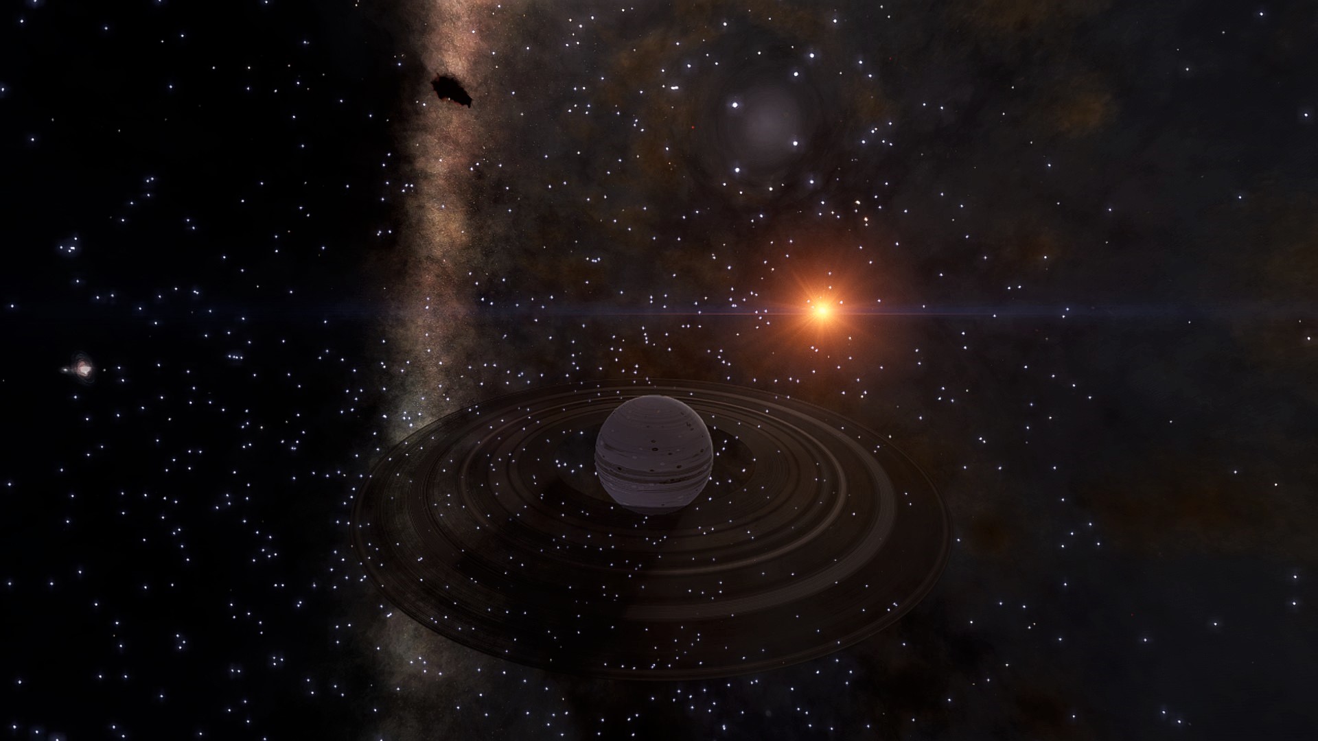 A5D with A5, Black Hole, and Nebula