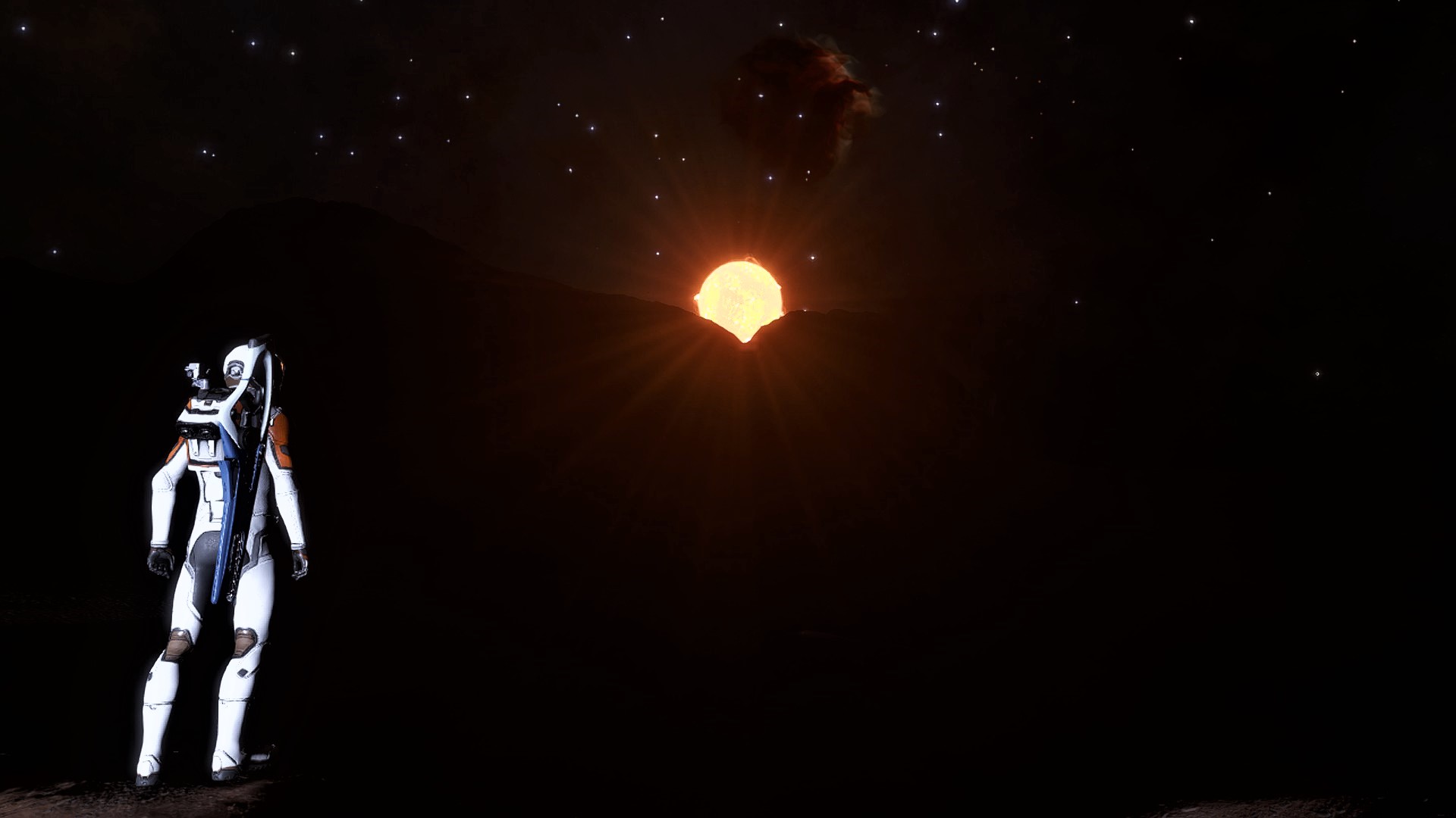 On A 5 b, looking at A 5 being put in between two mountain tops