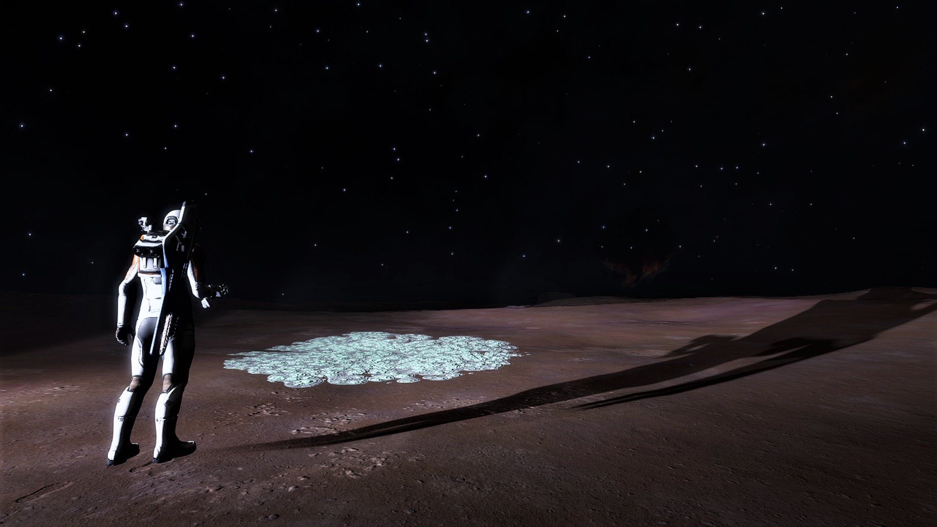 On A 5 c, with Nebula in the Background