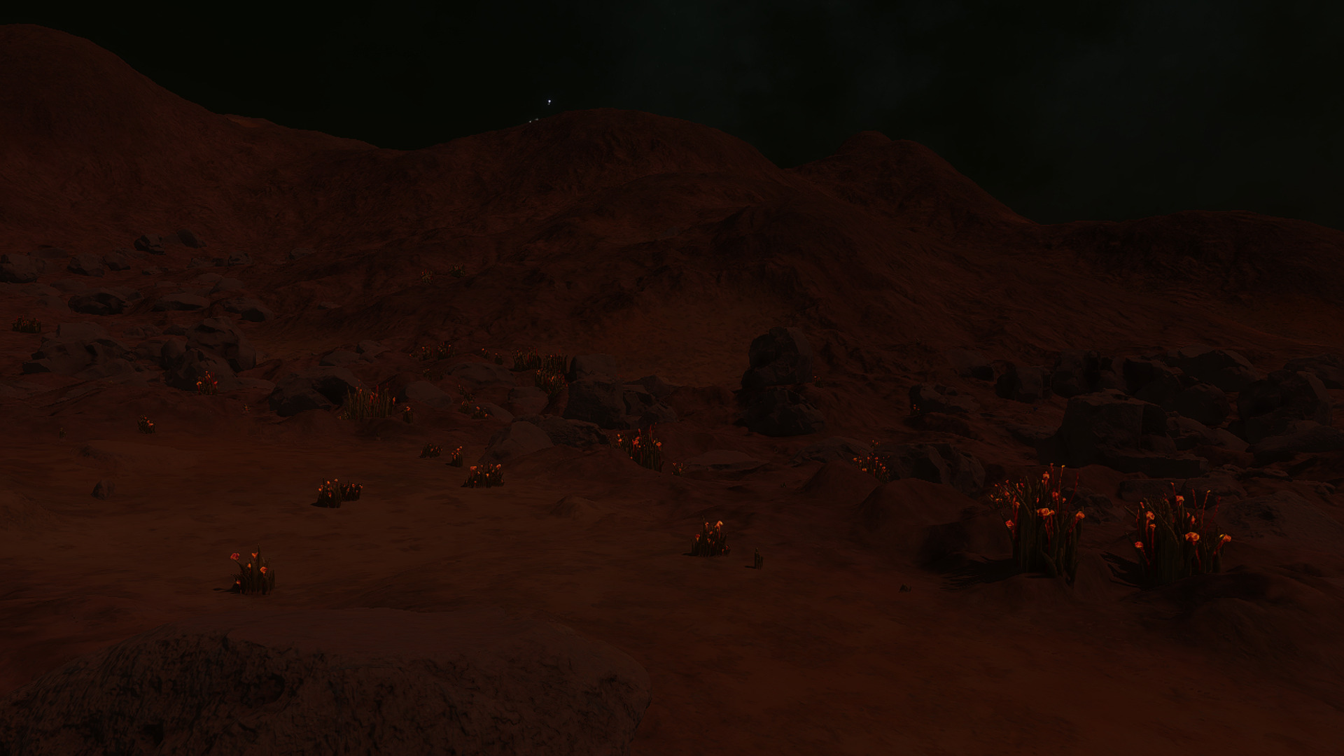 Near darkness is the best light one can hope for on the surface.